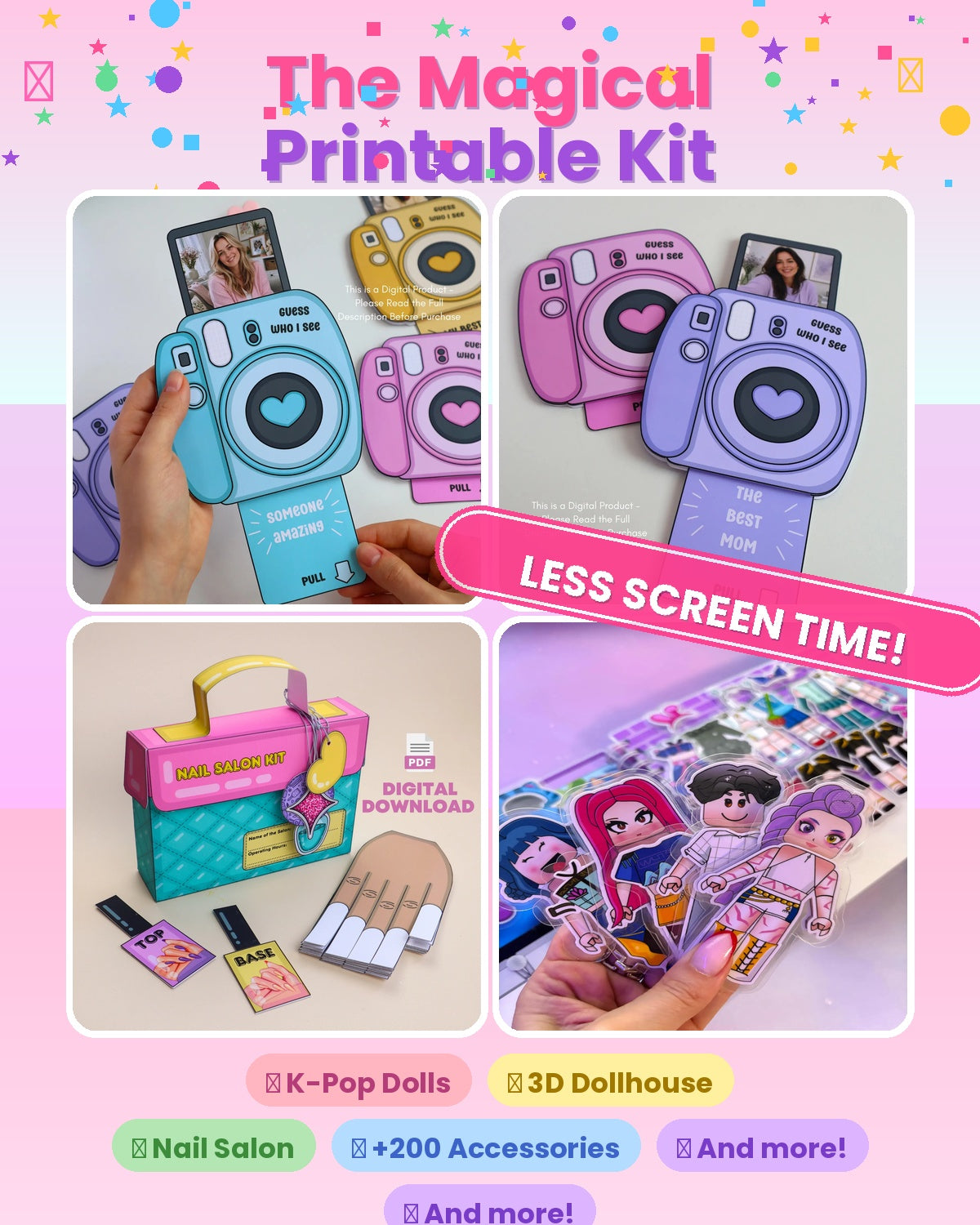 The MAGICAL Printable KIT - Turn Screen Time into Family Time