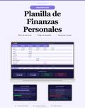 Planilla de Finanzas Personales